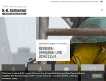 Tablet Screenshot of hdkottmeyer.de